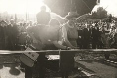 1966 - Knesset Ribbon Cutting
